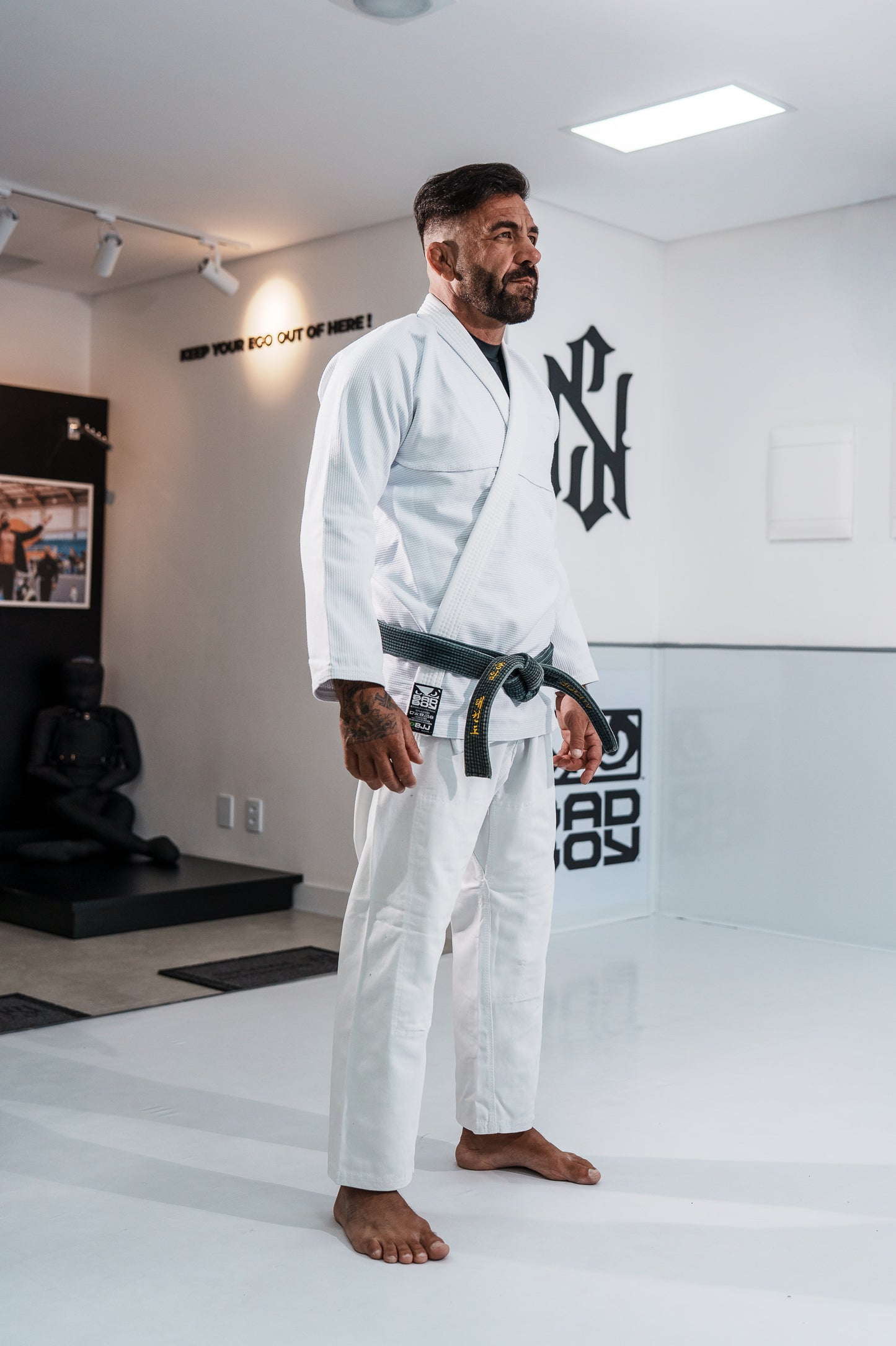 Edição Limitada Kimono Bad Boy 'El Face' Branco