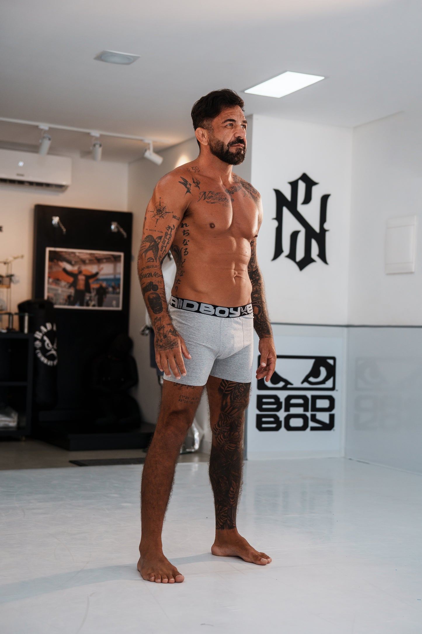 Kit com 3 Cuecas Boxer Bad Boy Essencial IRON Under Gear