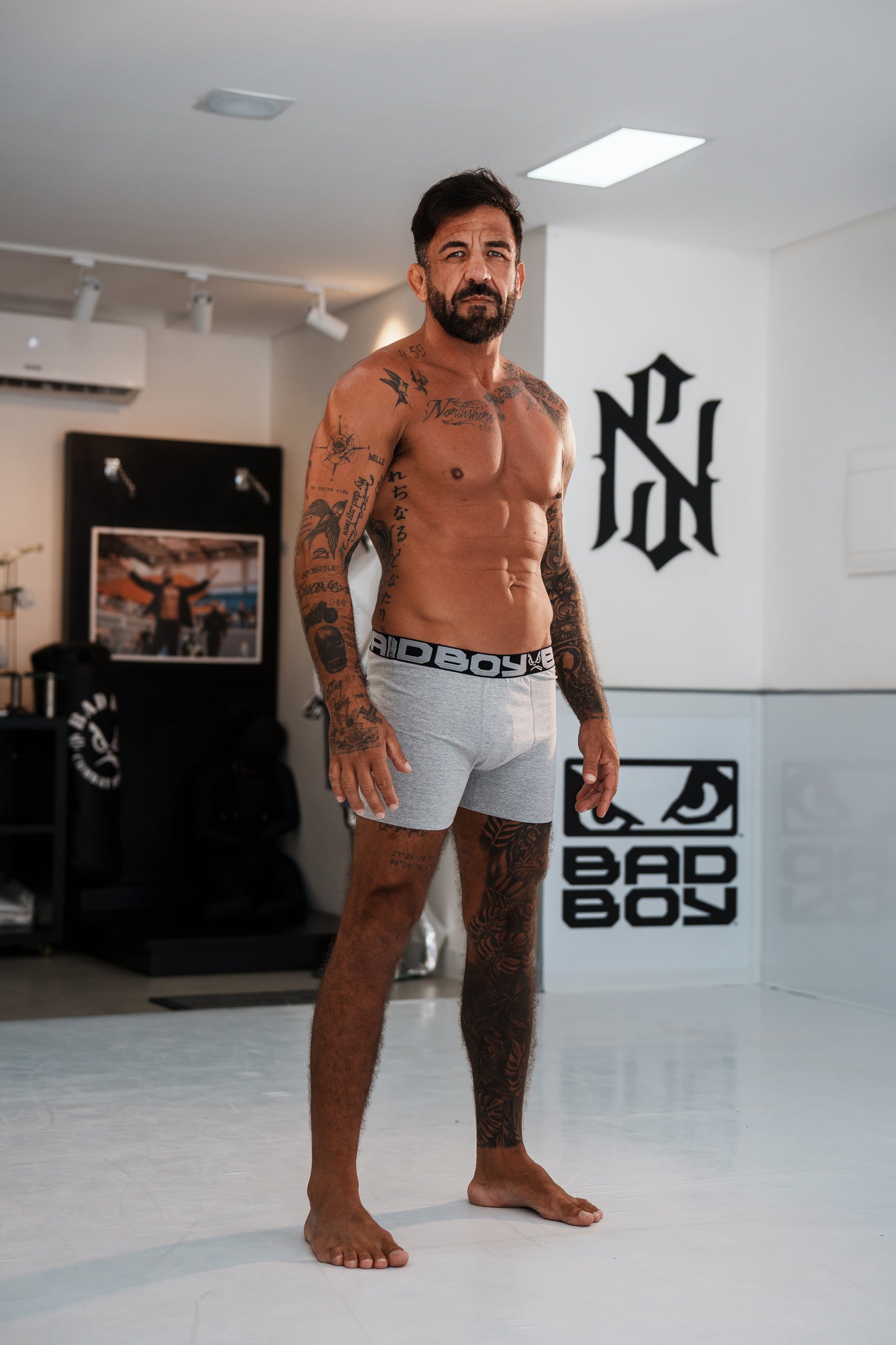 Kit com 3 Cuecas Boxer Bad Boy Essencial IRON Under Gear