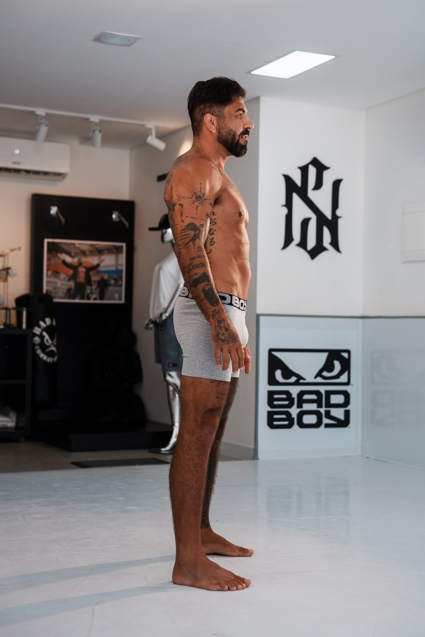 Kit com 3 Cuecas Boxer Bad Boy Essencial IRON Under Gear