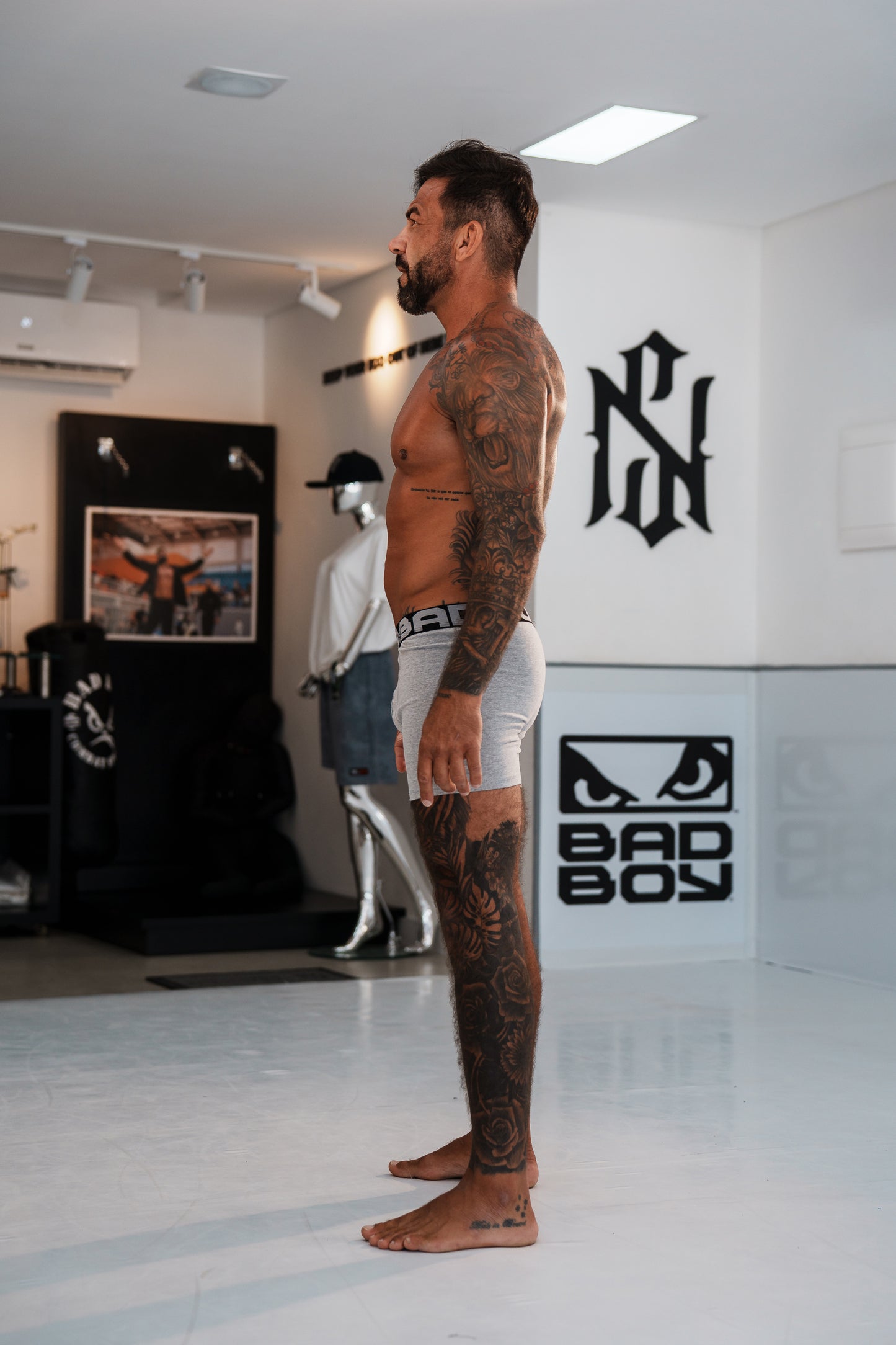 Kit com 3 Cuecas Boxer Bad Boy Essencial IRON Under Gear