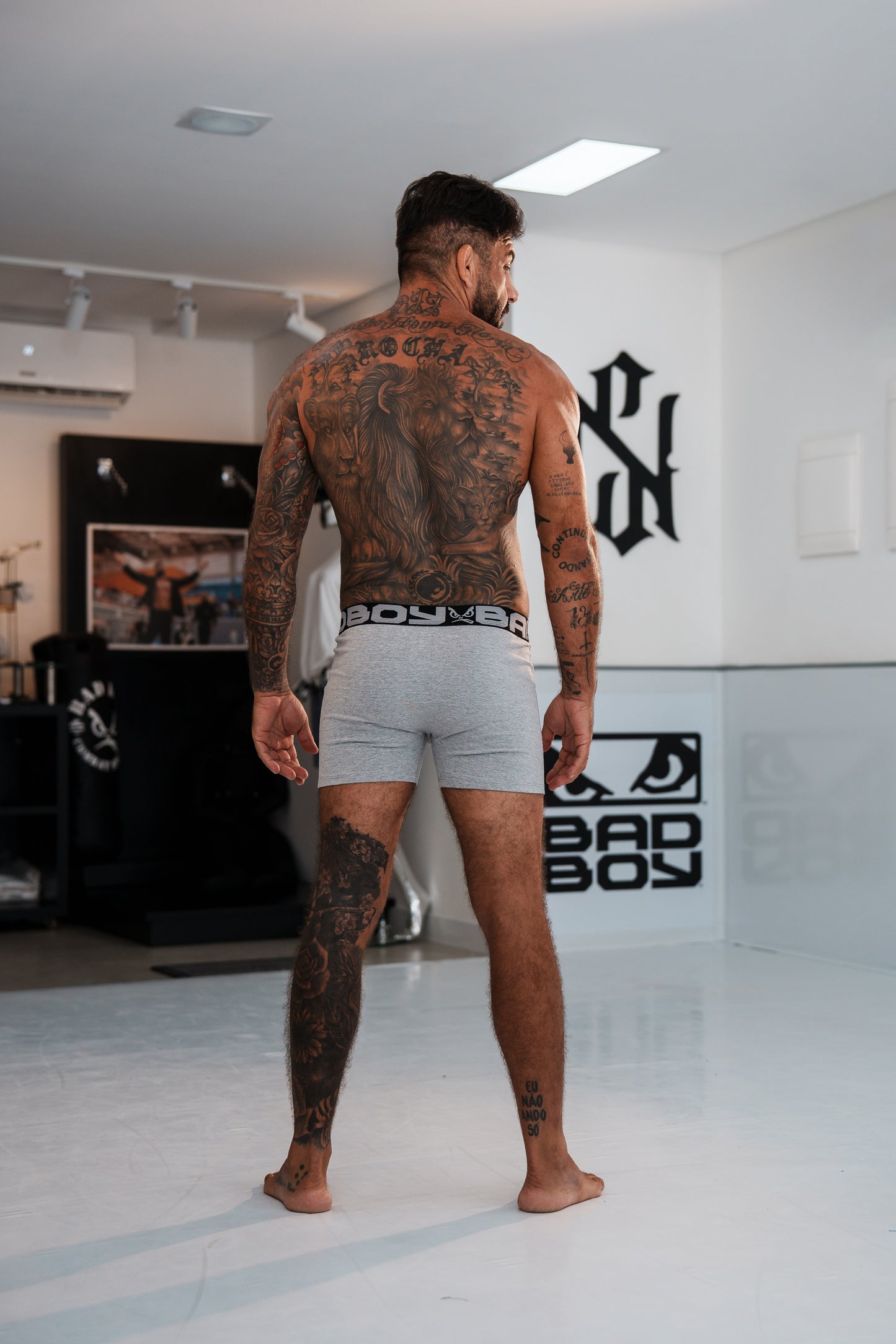 Kit com 3 Cuecas Boxer Bad Boy Essencial IRON Under Gear