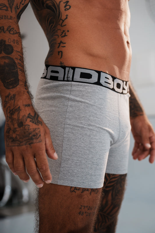 Kit com 3 Cuecas Boxer Bad Boy Essencial IRON Under Gear