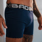Kit com 3 Cuecas Boxer Bad Boy Essencial NAVY Under Gear