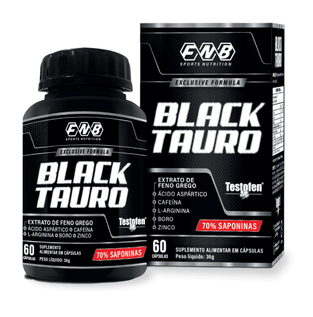 Potencializador de Rendimento Black Tauro Testofen