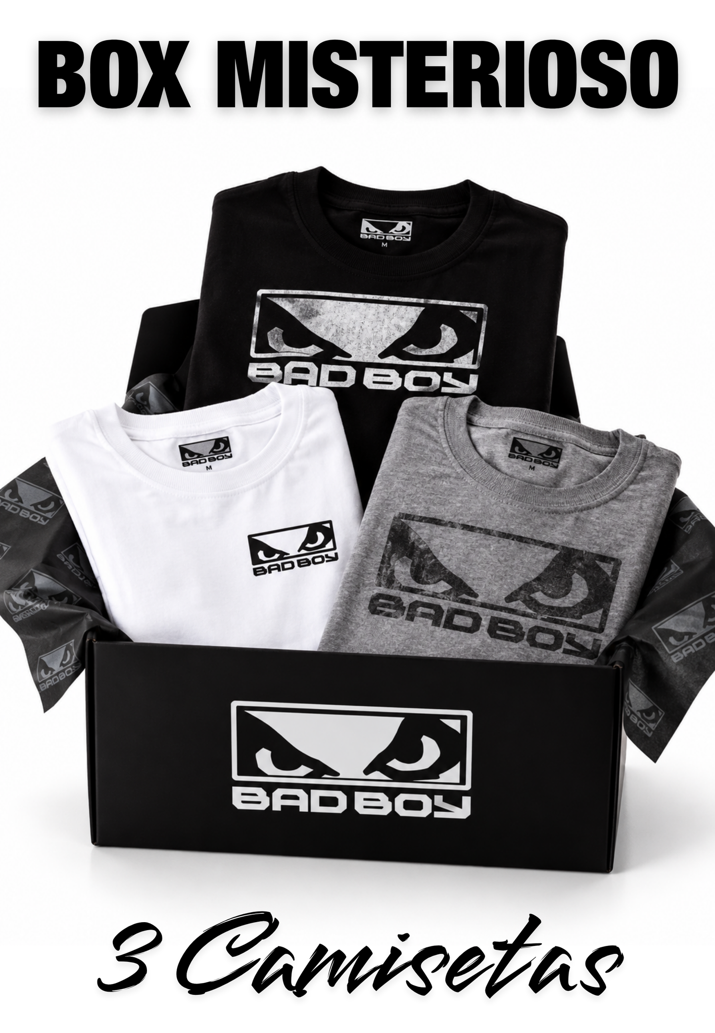 Box Misterioso Bad Boy 3 Camisetas