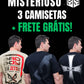 Box Misterioso 3 Camisetas Estampadas + Frete Grátis