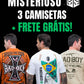 Box Misterioso 3 Camisetas Estampadas + Frete Grátis