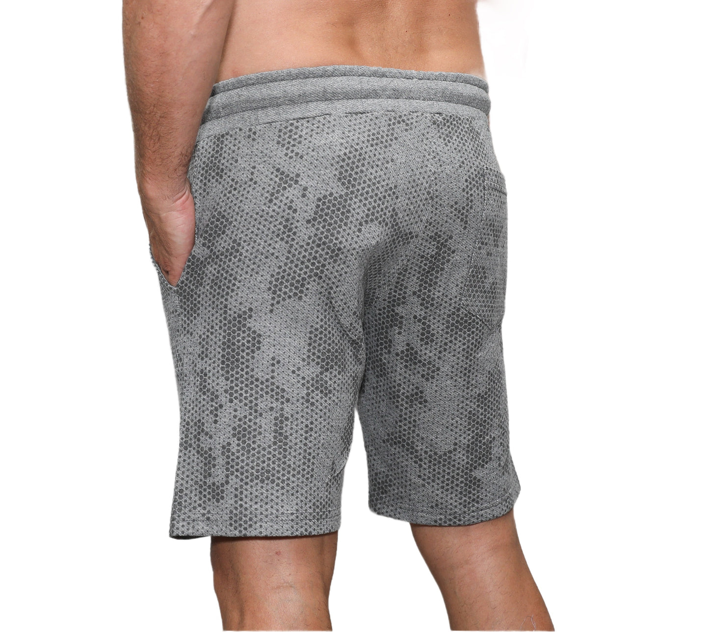 Bermuda Bad Boy Tactical Camo Cor Cinza Escuro