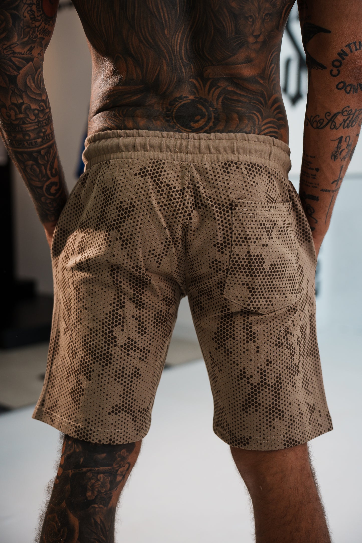 Bermuda Bad Boy Tactical Camo Cor Fóssil