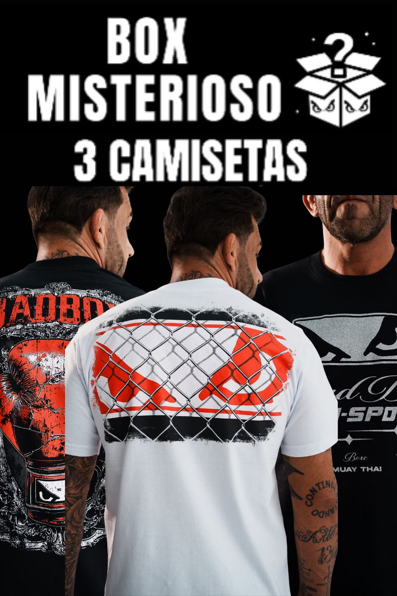Box Misterioso 3 Camisetas Estampadas