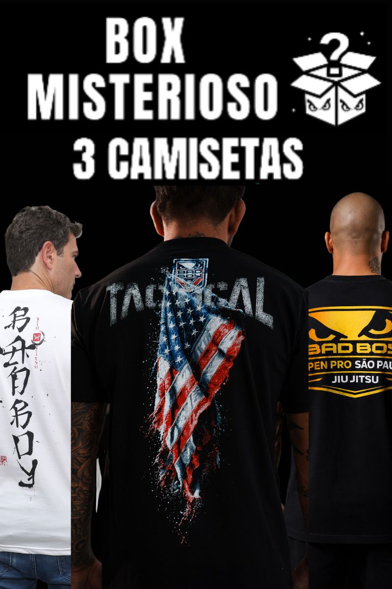 Box Misterioso 3 Camisetas Estampadas