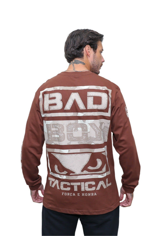 Camisa Manga Longa Bad Boy Tactical Força & Honra