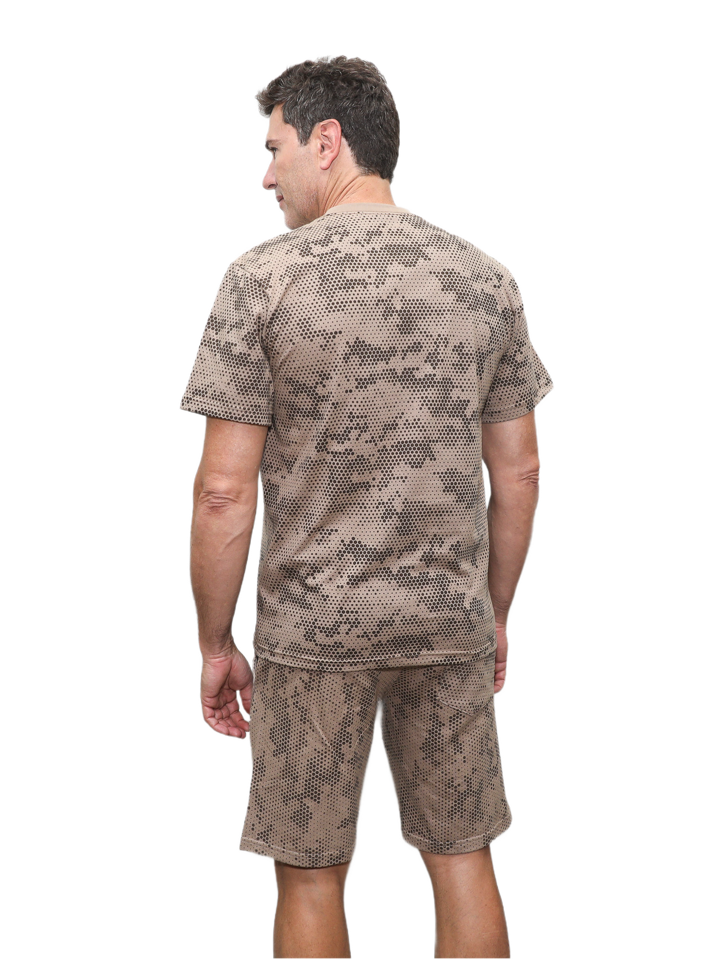 Conjunto Bad Boy Tactical Camo Cor Fóssil