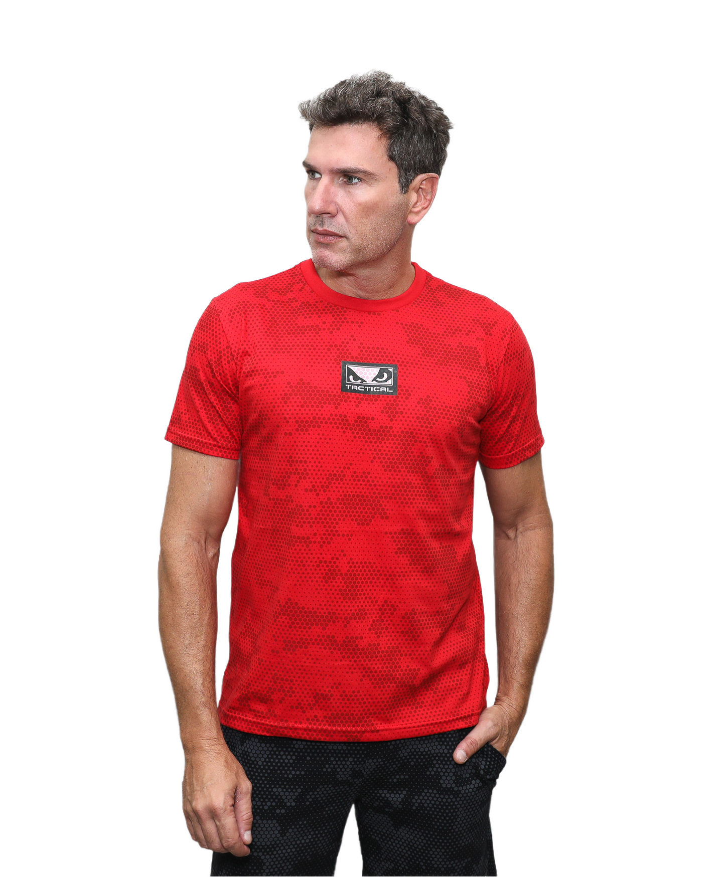 Camiseta Bad Boy Camo Cor Vermelho