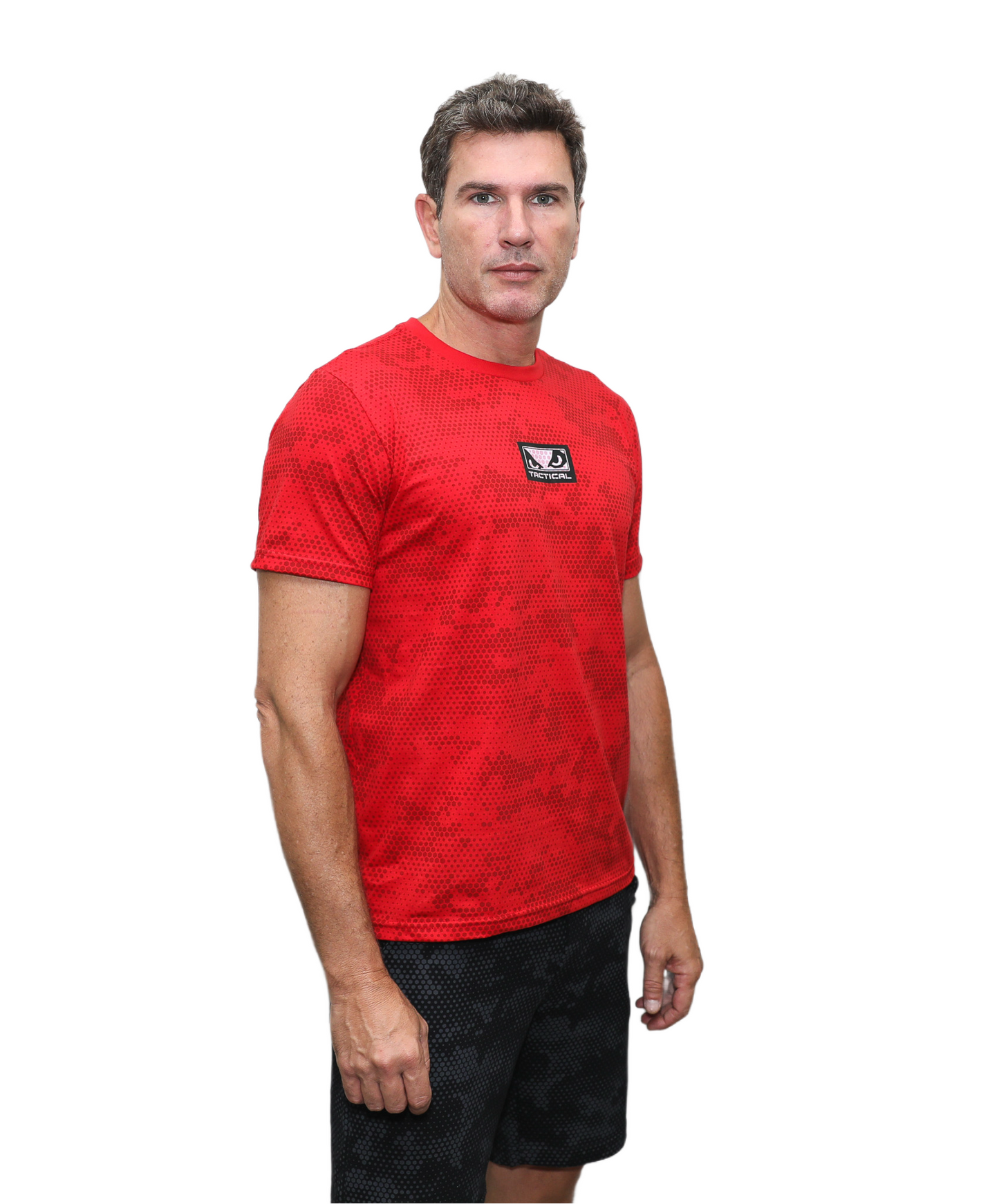 Camiseta Bad Boy Camo Cor Vermelho