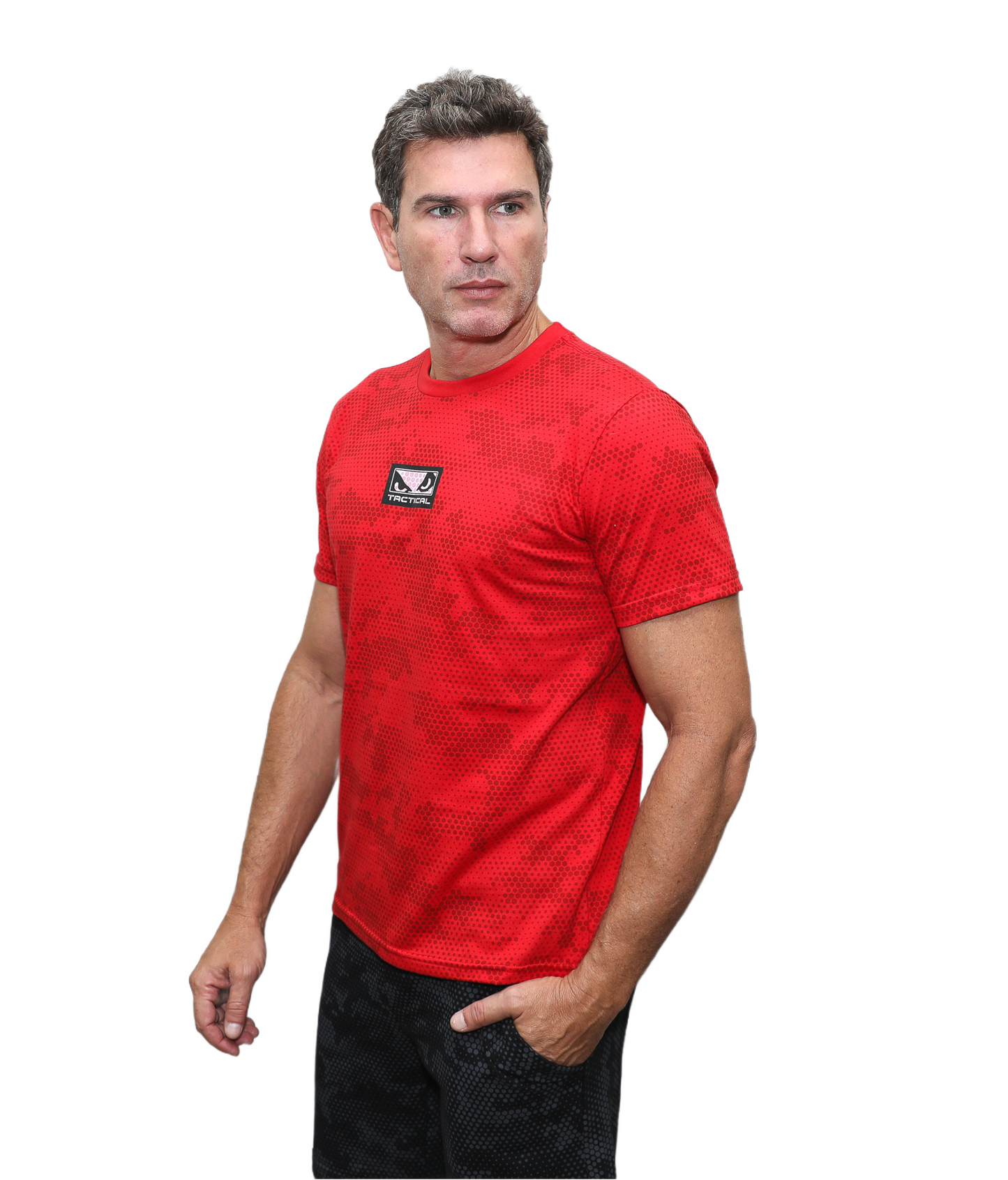 Camiseta Bad Boy Camo Cor Vermelho