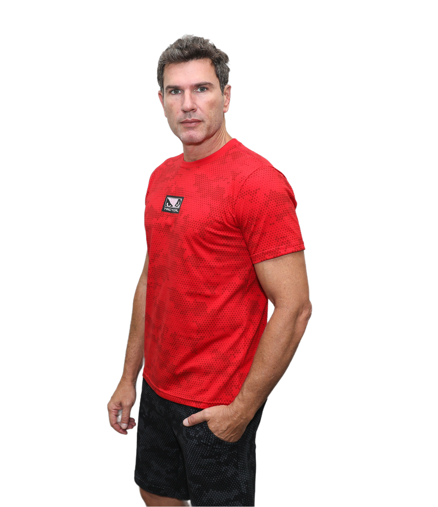 Camiseta Bad Boy Camo Cor Vermelho