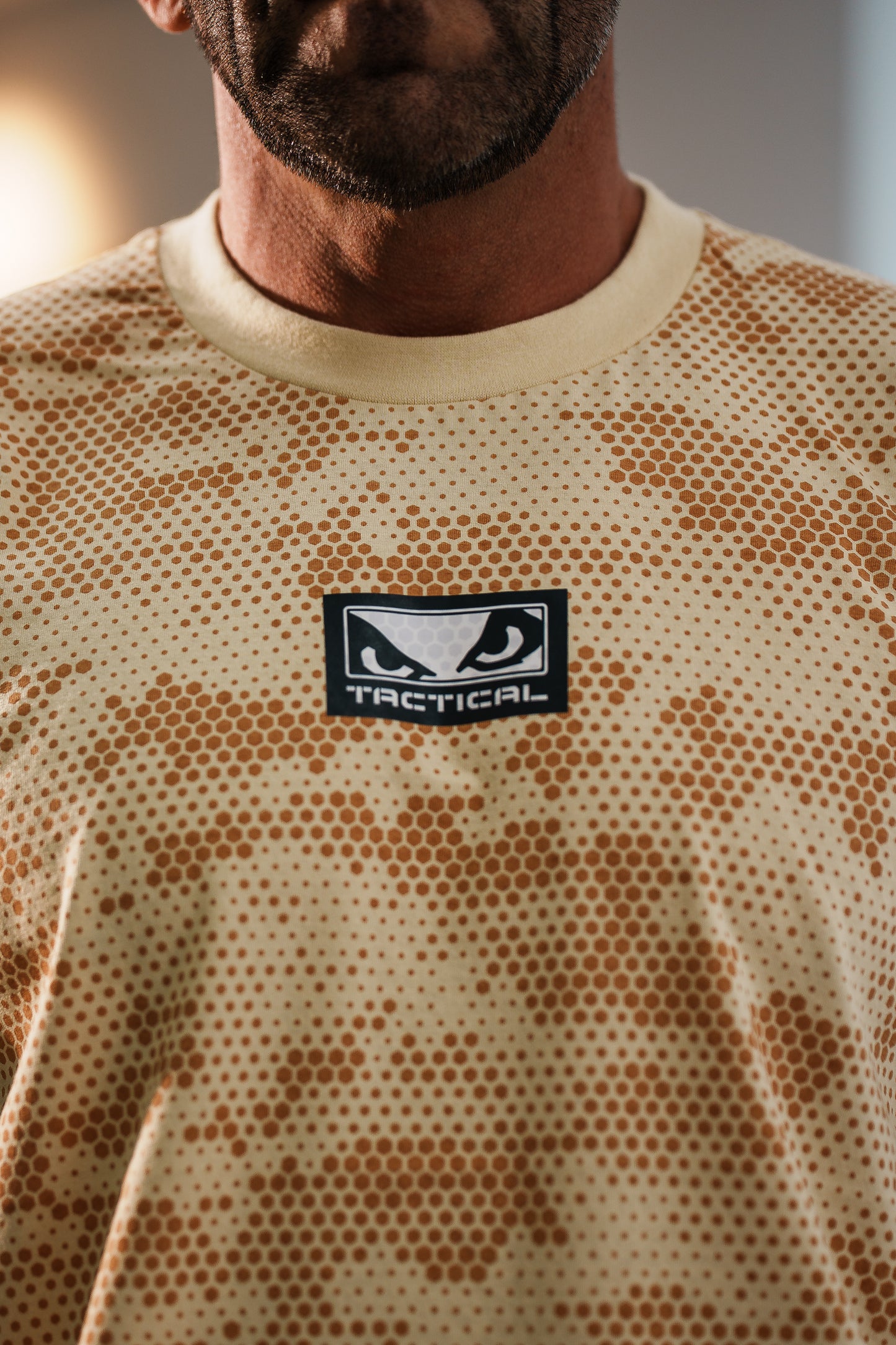 Camiseta Bad Boy Camo Cor Areia