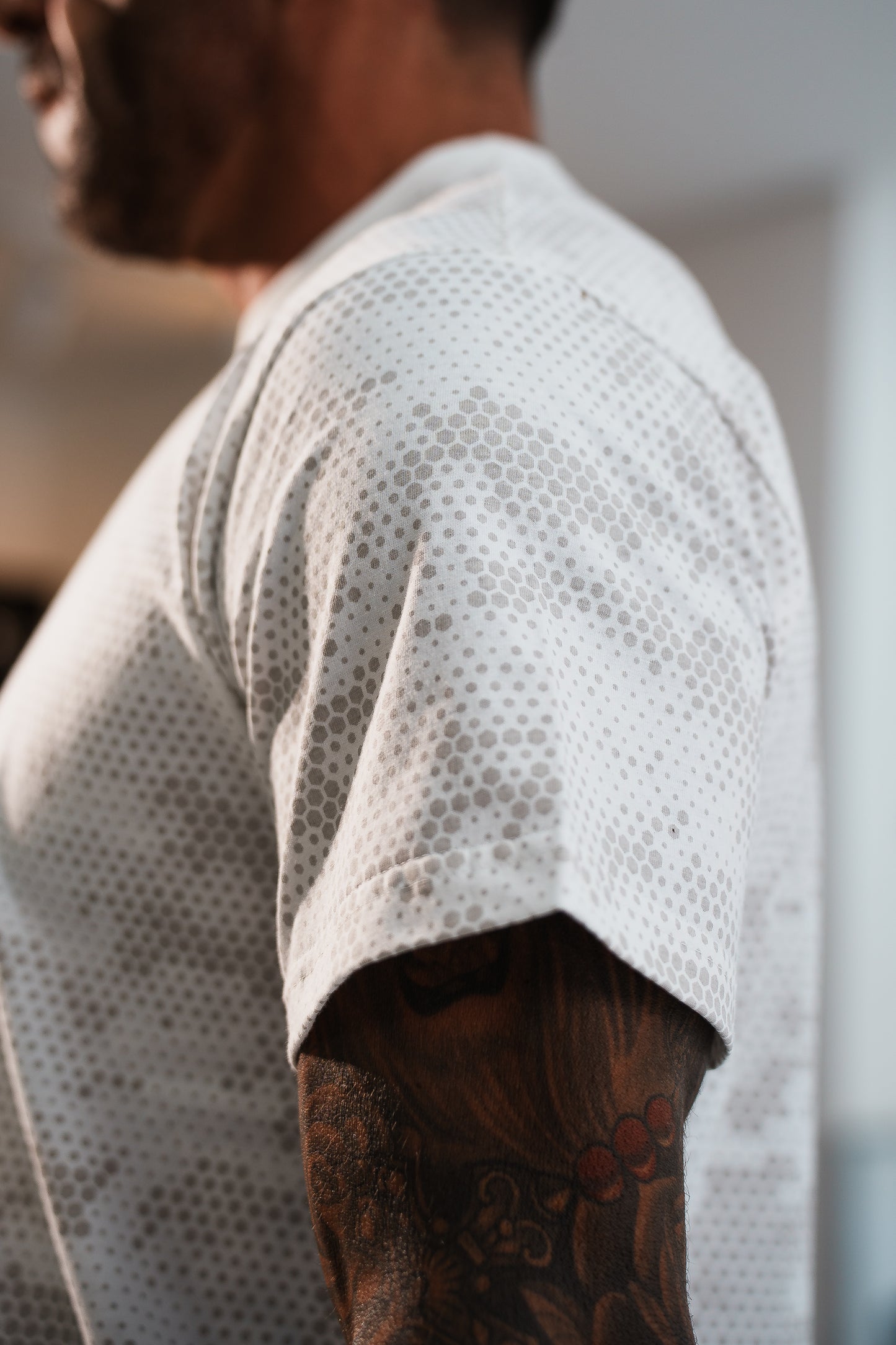 Camiseta Bad Boy Camo Cor Off White