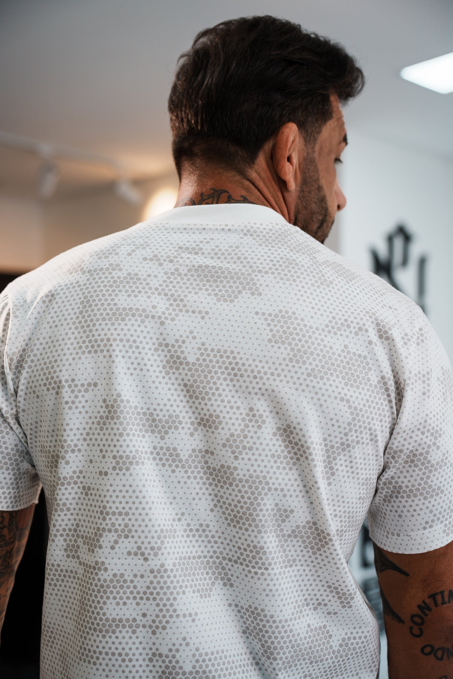 Camiseta Bad Boy Camo Cor Off White