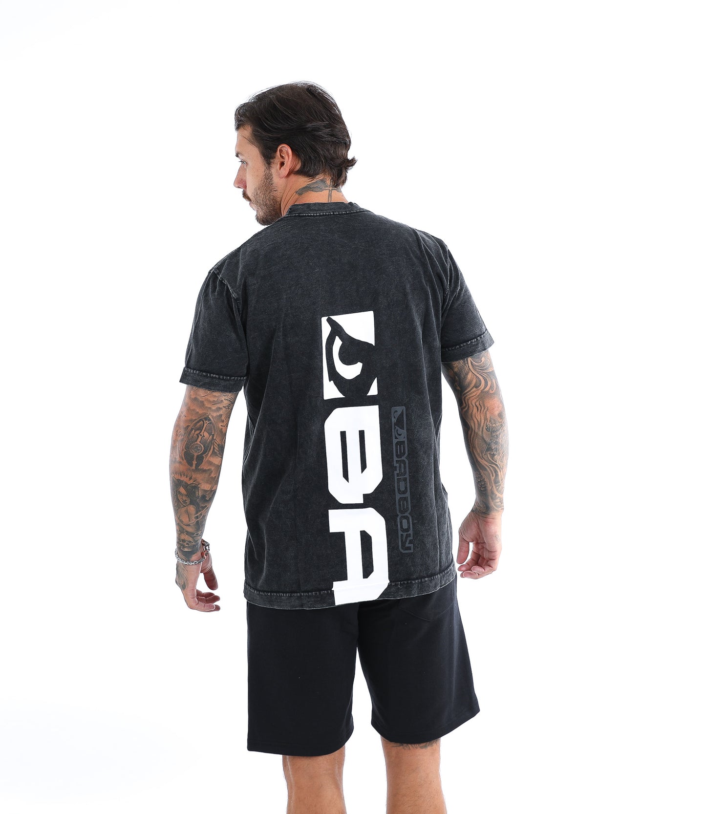 Camiseta Oversized Bad Boy Marble