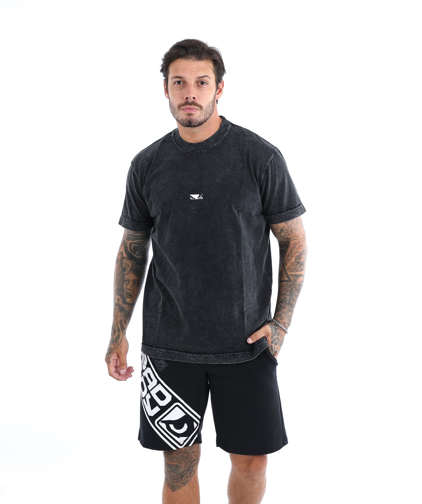 Camiseta Oversized Bad Boy Marble