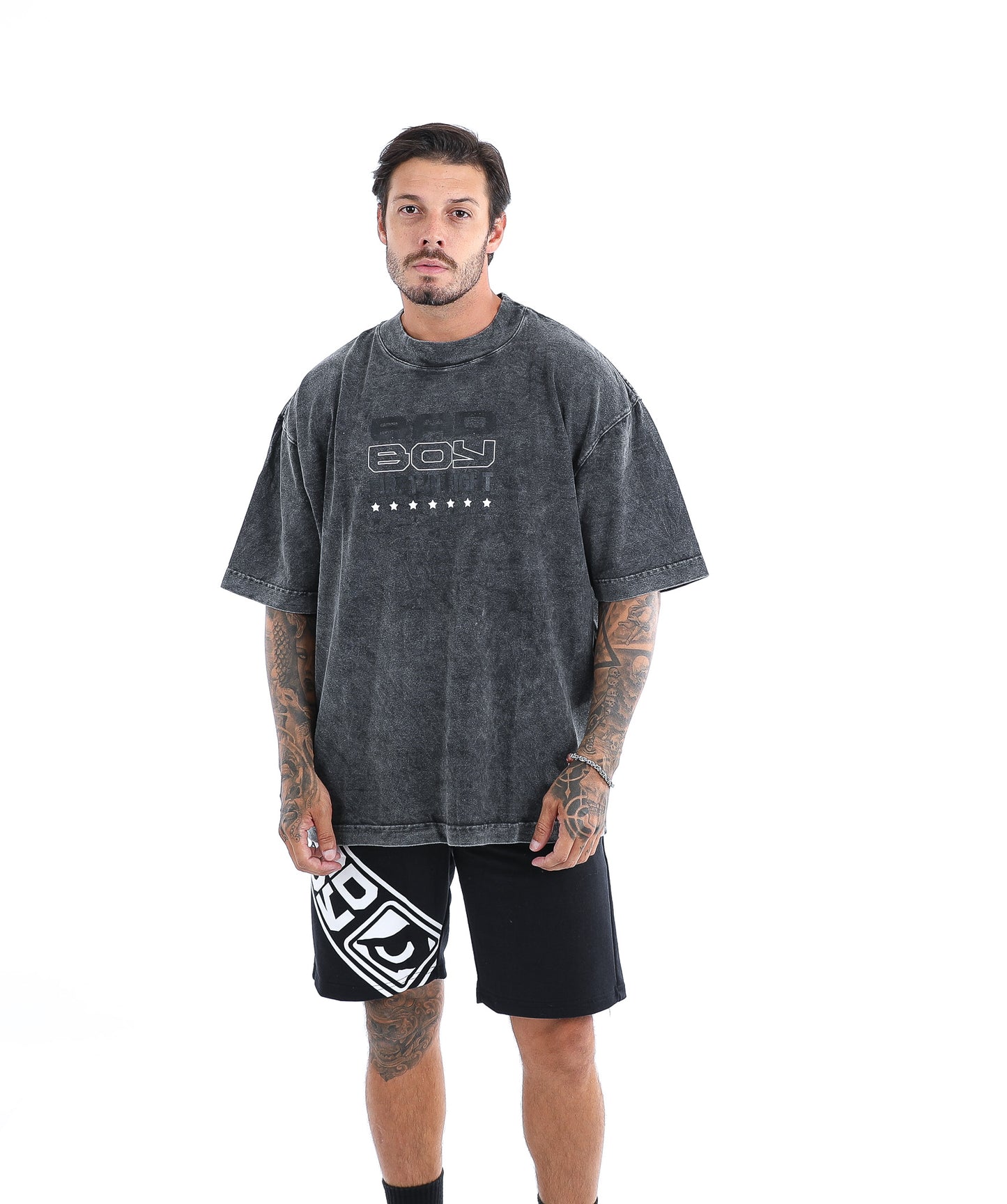 Camiseta Oversized Bad Boy Marble II