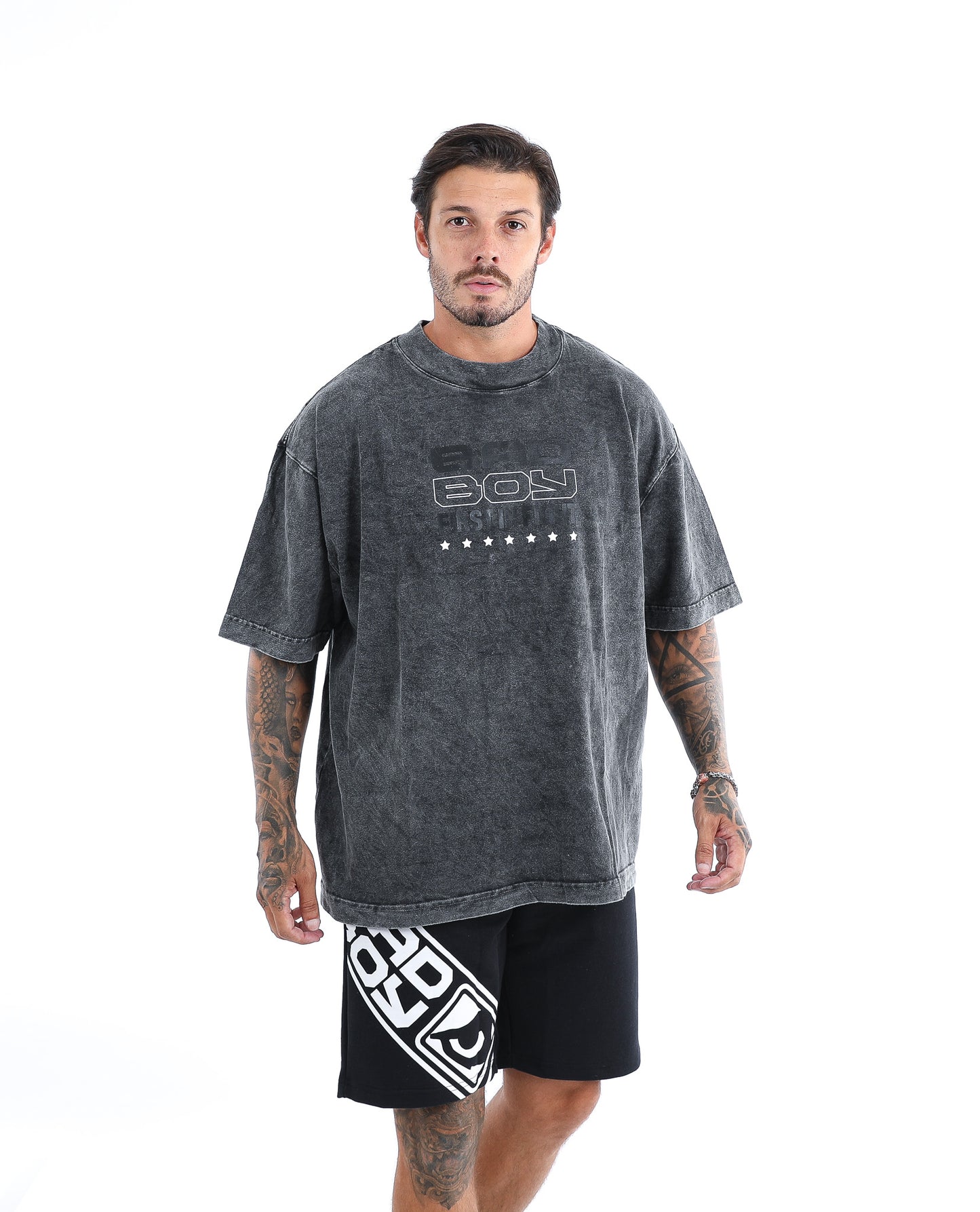 Camiseta Oversized Bad Boy Marble II