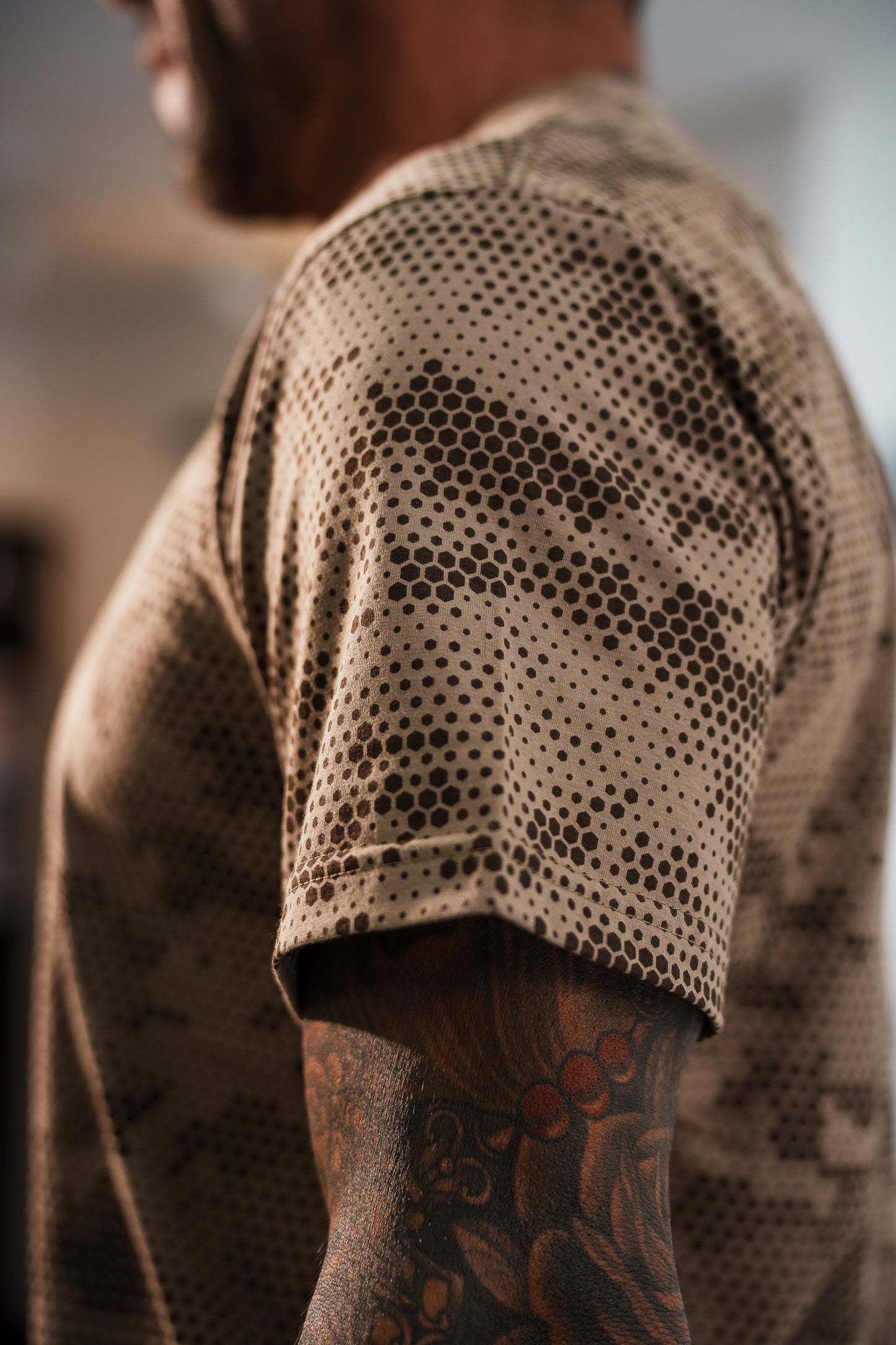 Camiseta Bad Boy Camo Cor Fossil