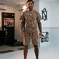 Conjunto Bad Boy Tactical Camo Cor Fóssil