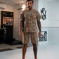 Conjunto Bad Boy Tactical Camo Cor Fóssil