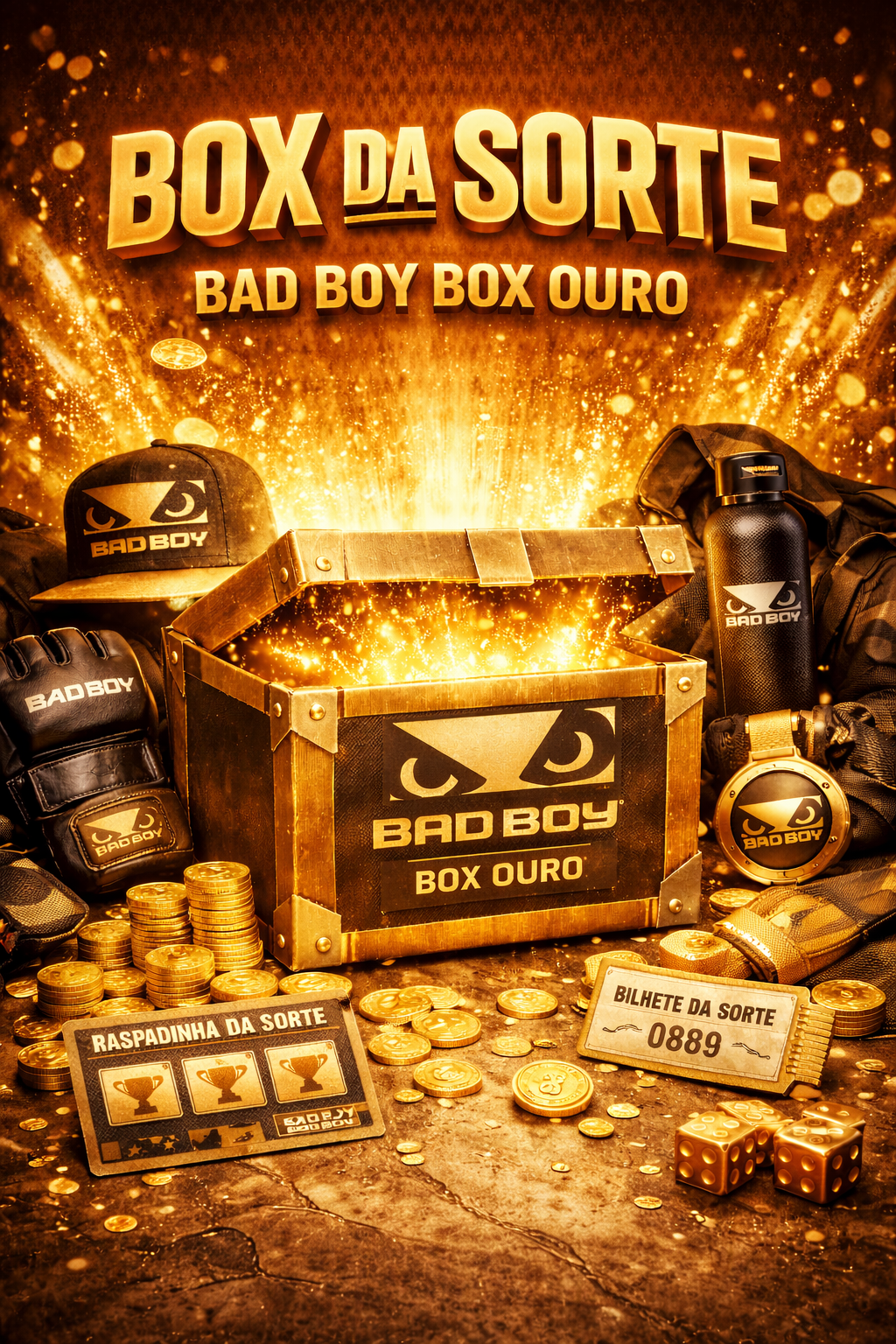 Box da Sorte Bad Boy - Box Ouro