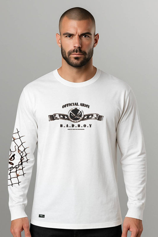 Camiseta Oversized Manga Longa Bad Boy - OFFICAL ARMY