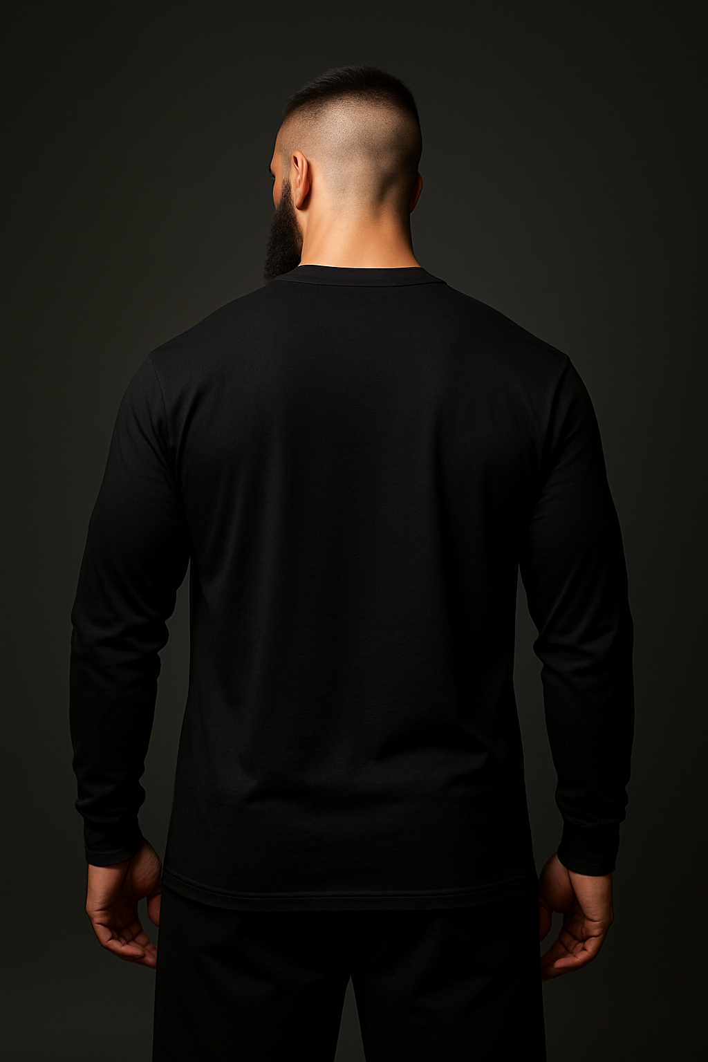 Camiseta Oversized Manga Longa Bad Boy - Half Face