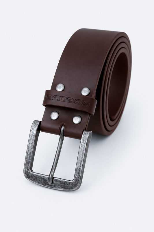 Cinto de Couro Bad Boy Essential Marrom
