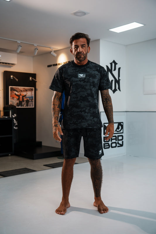 Conjunto Bad Boy Tactical Camo Cor Preto