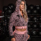 Conjunto de Moletom Pink Leopard Sexy Machine