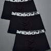 Kit com 3 Cuecas Boxer Bad Boy Under Gear Black Series