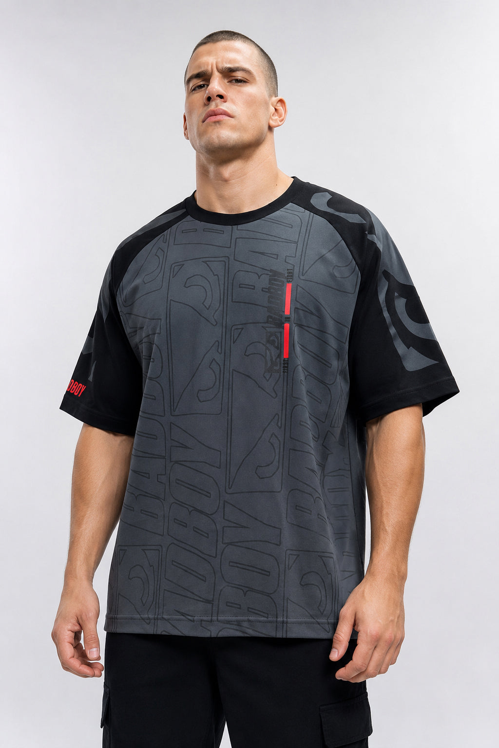 Camiseta Bad Boy Oversized Legacy Chumbo