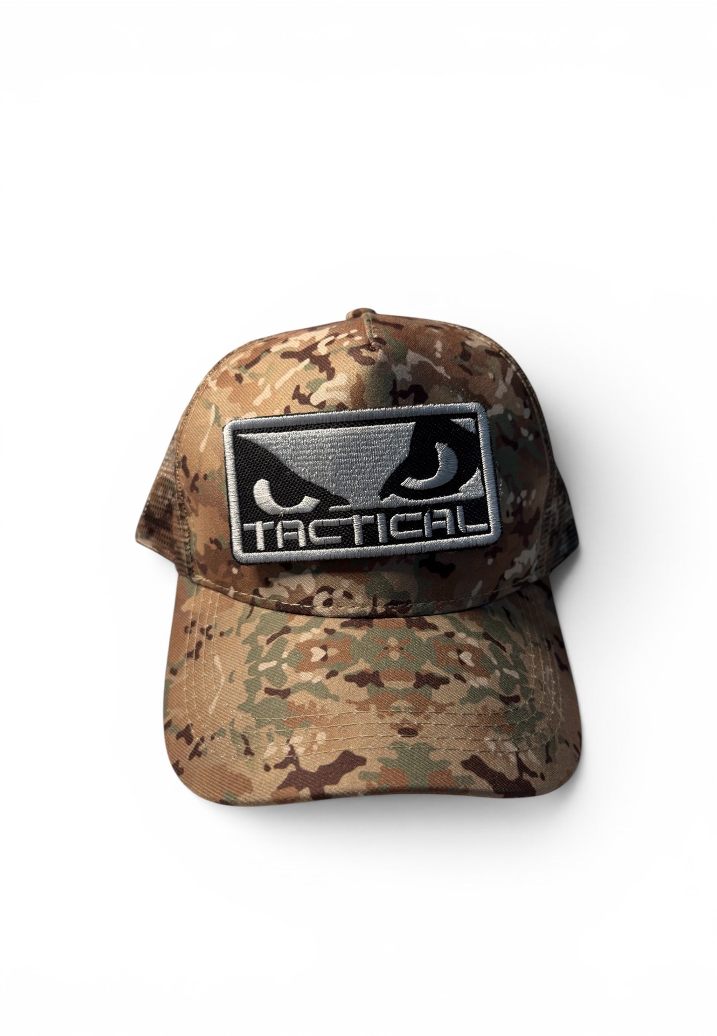 Boné Trucker Bad Boy Tactical Camo com Patch