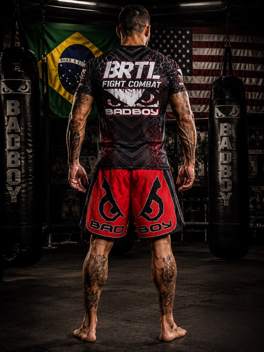 Shorts Bad Boy X BRTL Fight Combat RED