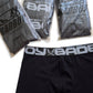 Kit com 3 Cuecas Boxer Bad Boy Under Gear Black Series