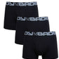 Kit com 3 Cuecas Boxer Bad Boy Under Gear Black Series