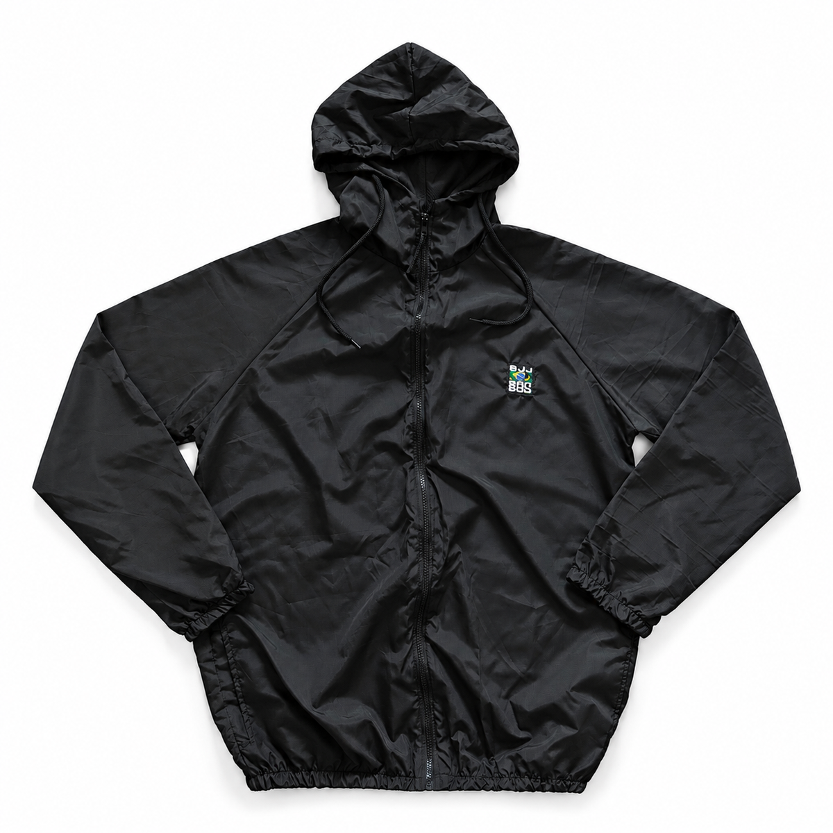Jaqueta Bad Boy corta vento All Black BJJ
