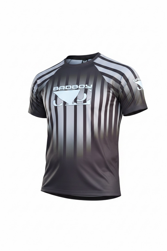 Camiseta Sport UV Bad Boy Silver Stripes