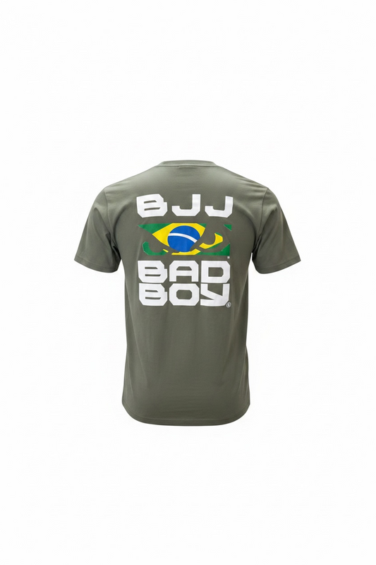Camiseta Sport Dry Fit Bad Boy BJJ Olive