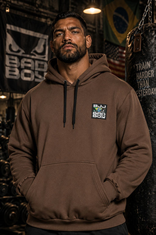 Moletom Bad Boy BJJ Marrom