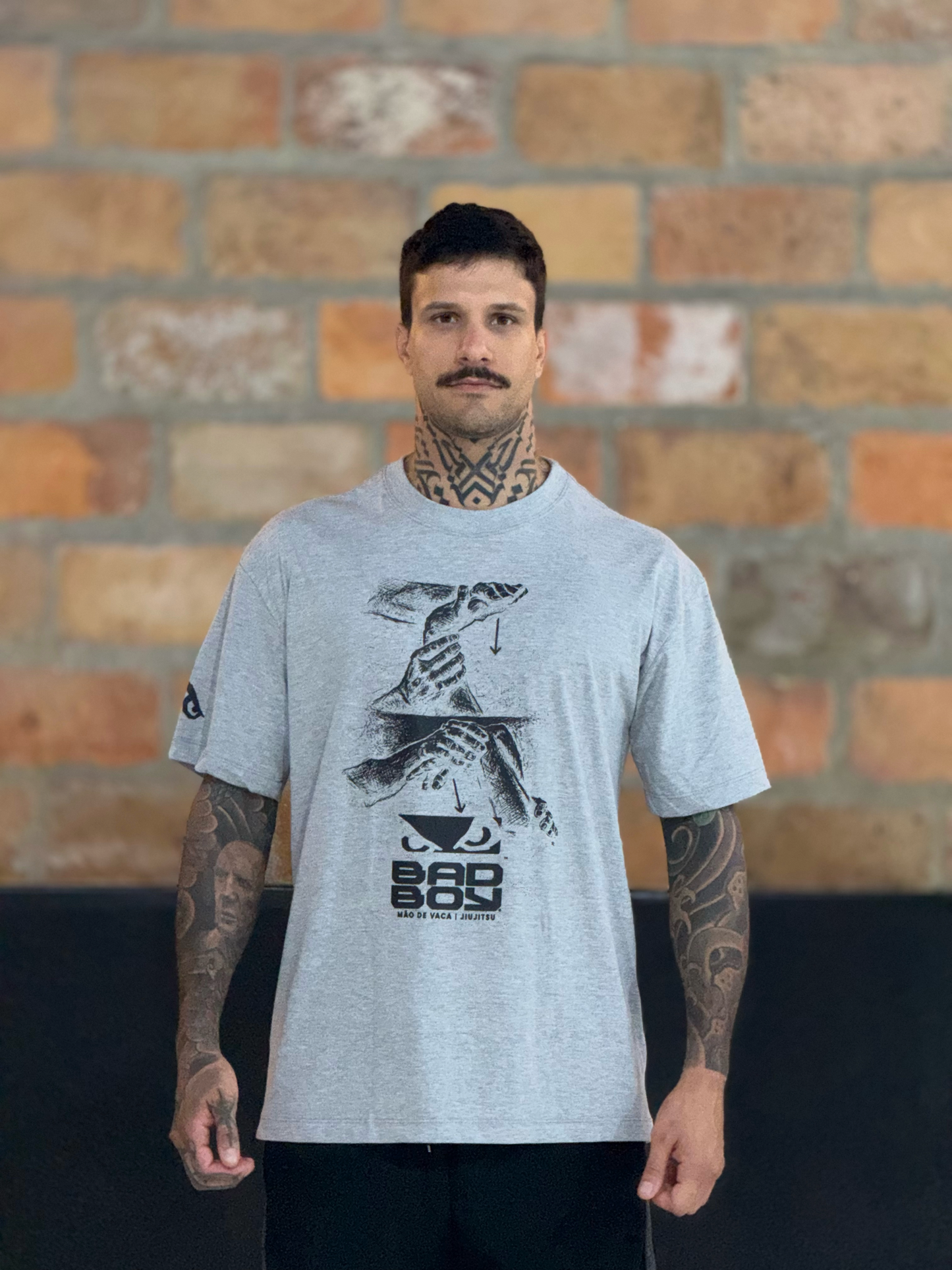 Camiseta Bad Boy Jiu Jitsu Mão de Vaca