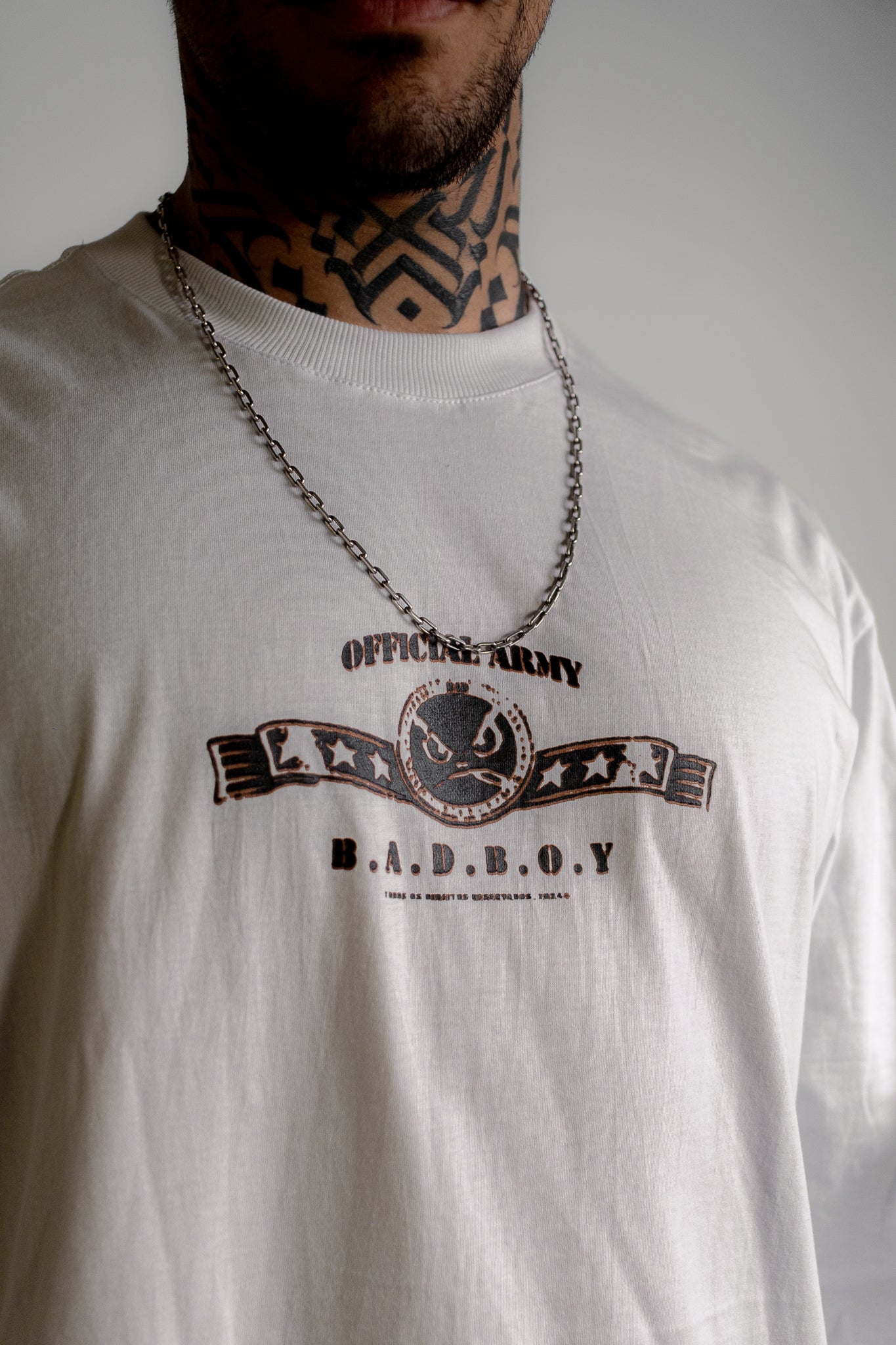 Camiseta Oversized Manga Longa Bad Boy - OFFICAL ARMY
